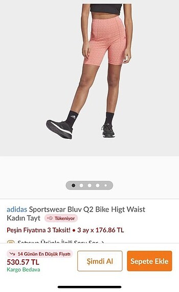 Adidas spor tayt