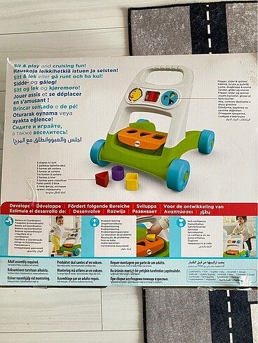 Fisher Price İlk adım arabası ve aktivite masası