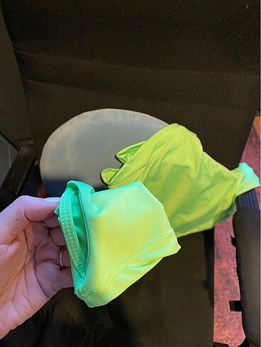 s Beden yeşil Renk Trendyol Cutout Spor Crop