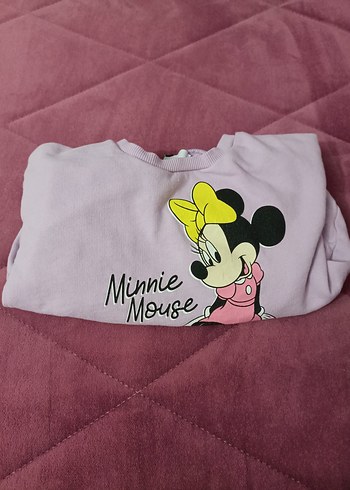 Minnie Mouse Bebek Kız Takımı Mor - Görsel 2