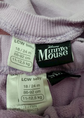 Minnie Mouse Bebek Kız Takımı Mor - Görsel 3