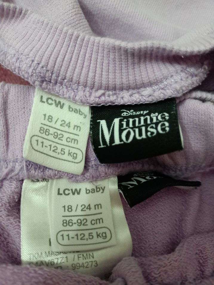 Minnie Mouse Bebek Kız Takımı Mor - Görsel 3