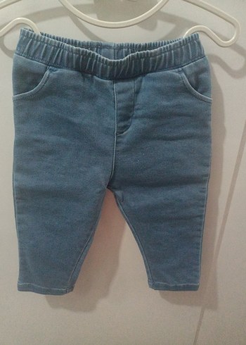 Bebek Erkek Beyaz Denim Takım - Görsel 4