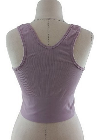 Diğer Kadın Pastel Pembe Atletik Crop Top