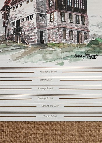 Yunus Emre Enstitüsü Türk Evi Kartpostal Seti - Görsel 7