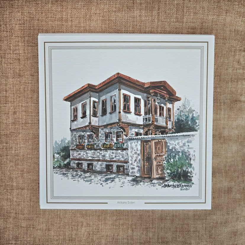 Yunus Emre Enstitüsü Türk Evi Kartpostal Seti - Görsel 4