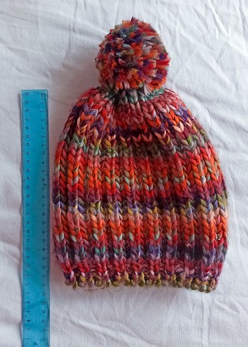 Renkli Örgü Kadın Bere F&F - Görsel 4