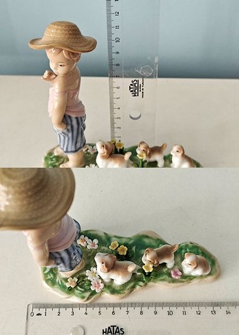 İtalyan Vintage Porselen Biblo - Görsel 7