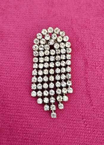 Parlak Taşlı Şık Vintage Broş Seti - Görsel 3