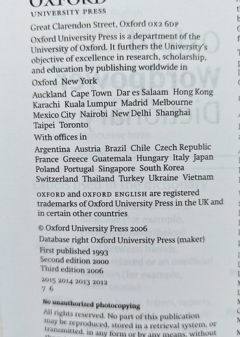 Oxford Wordpower Dictionary Sözlük - Görsel 5