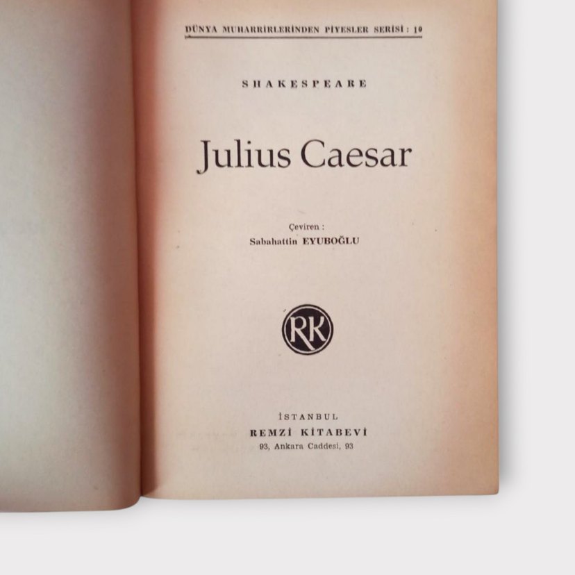 Julius Caesar - Shakespeare kitap - Görsel 4