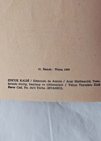 Edmondo De Amicis - Çocuk Kalbi - Görsel 4