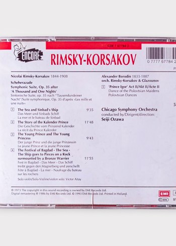 Rimsky-Korsakov & Borodin Klasik CD Albümü - Görsel 2