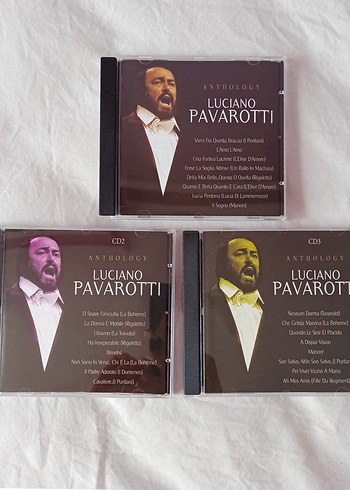 Luciano Pavarotti 3CD Antoloji Albümü - Görsel 6