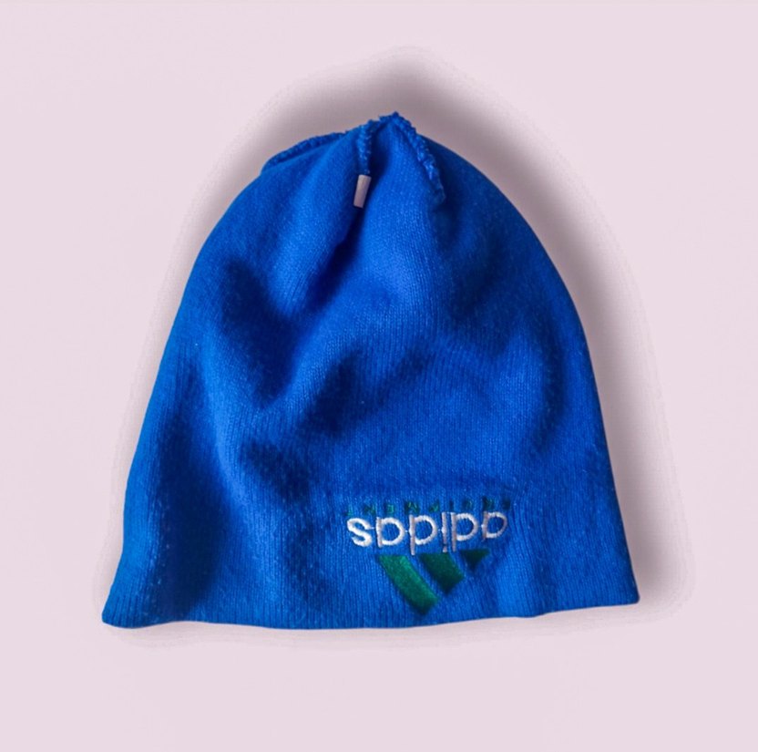 Vintage Adidas Equipment Mavi Bere - Görsel 5