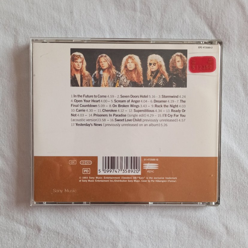 Europe 1982-1992 CD - Görsel 2