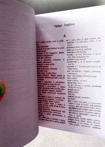 Redhouse İngilizce-Türkçe Mini Sözlük - Görsel 7