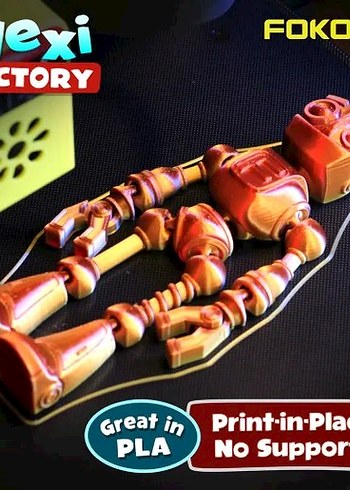  Hareketli Robot Figür