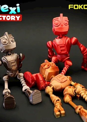  Beden Hareketli Robot Figür