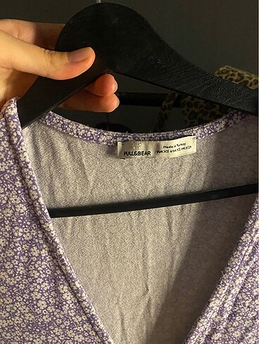 Pull and Bear çiçekli mini elbise