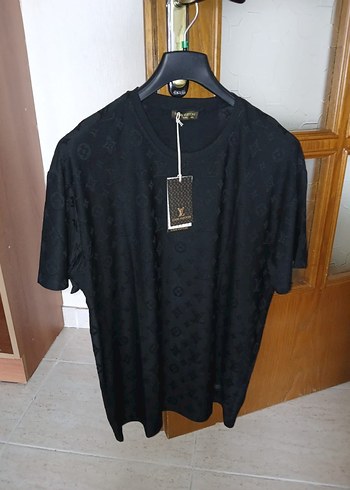 Siyah Baskılı Oversize Erkek Tişört