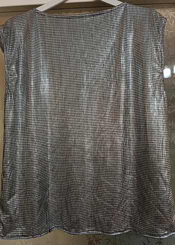 Parlak Gri Pilili Atlet ve Mini Şort takım - Görsel 5