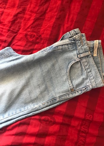 Mavi Rahat Kesim Denim Kadın Jean - Görsel 3