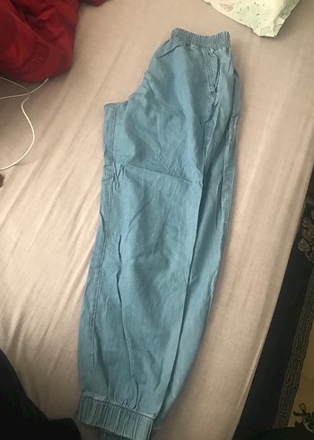 Penti Mavi Pastel Kadın Denim Bol Kesim Pantolon