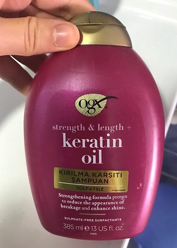 Keratin Oil Kırılma Karşıtı Şampuan 385 ml