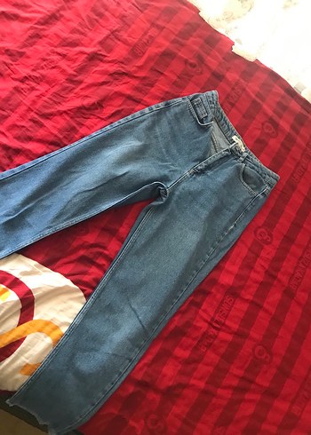 Kadın  Bol Kesim Denim Pantolon - Görsel 3