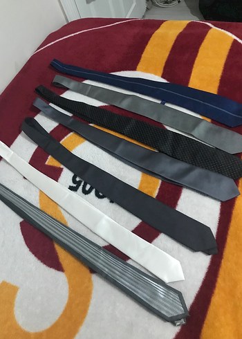 Erkek Çok Renkli Gri Kravat Seti 7 tane 500 TL - Görsel 3