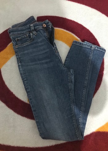 Kadın koyu Mavi Kot Pantolon - Görsel 3