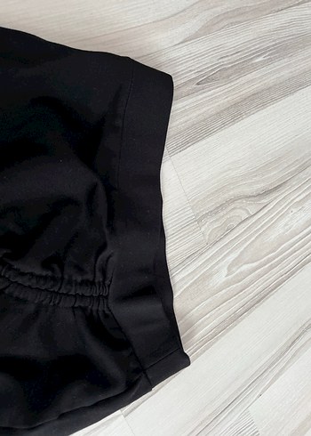 Trendyol & Milla Siyah Drapeli Mini Spor Etek