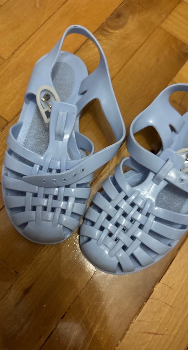 Pastel Mavi Unisex Çocuk Kauçuk Sandalet - Görsel 3