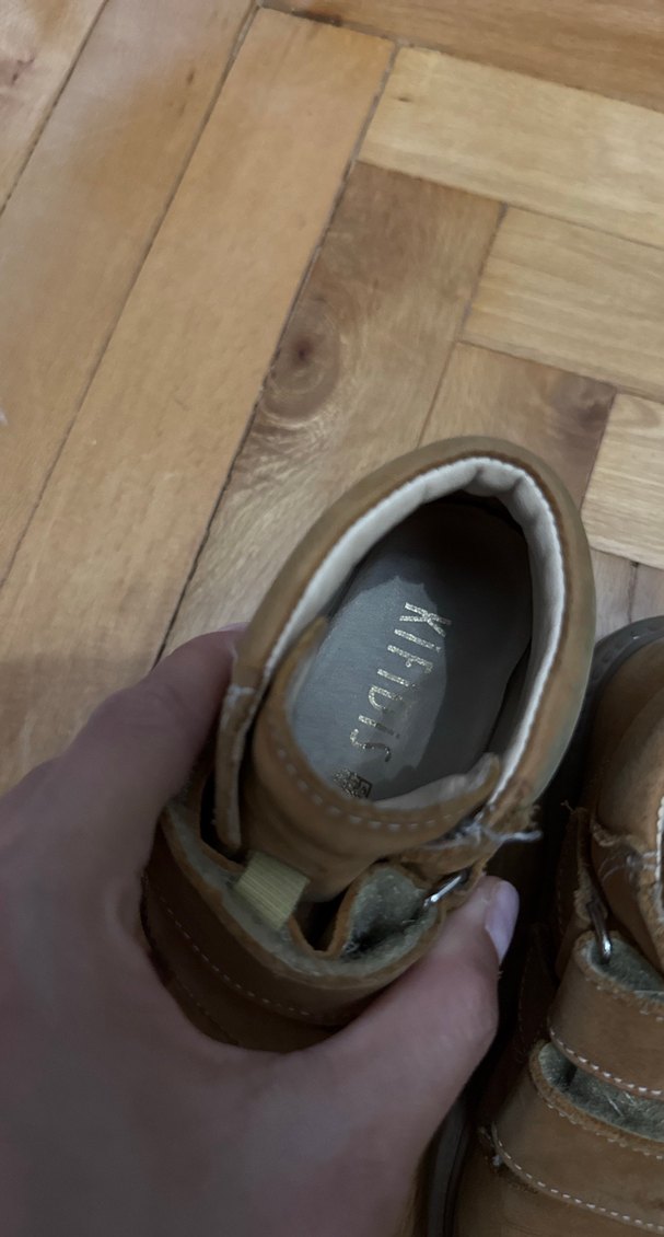 Kahverengi Deri Erkek Çocuk Botu - Görsel 5