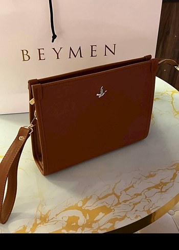 Beymen Parlak Kahverengi Deri Kadın Çanta