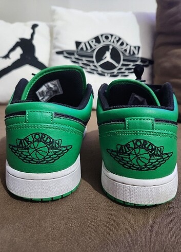 42,5 Beden yeşil Renk Air jordan 1 low lucky green 