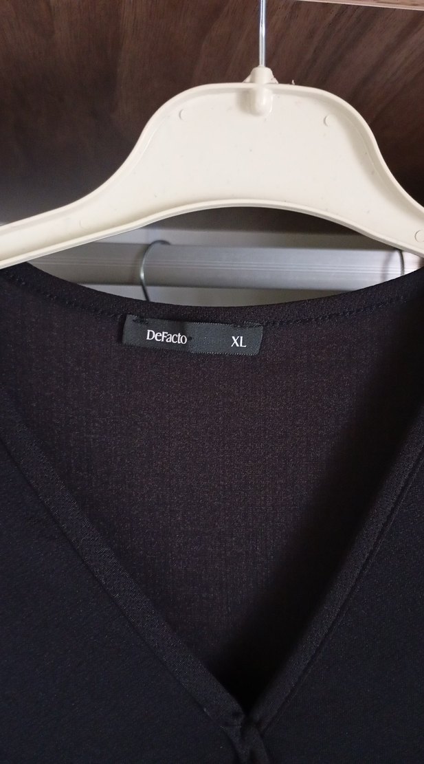 Gri Midi Uzunlukta Kadın Salaş Bornoz - Görsel 3