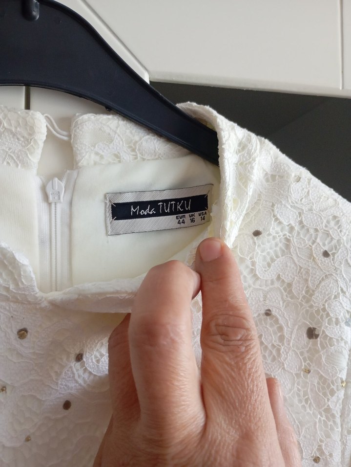 Dantel Detaylı Uzun Pembe Nişan Elbisesi - Görsel 5