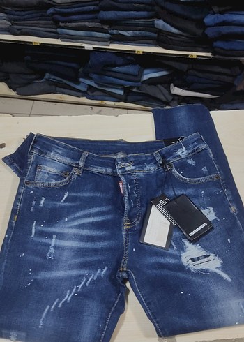44 Beden Erkek Lacivert Regular Fit Denim Kot Pantolon
