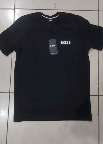 BOSS Siyah Erkek Tişört