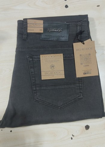 Erkek askeri yeşil klasic Denim Pantolon