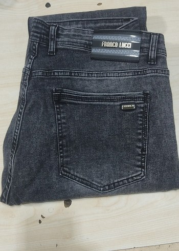 Franco Lucci Gri Erkek Denim Pantolon
