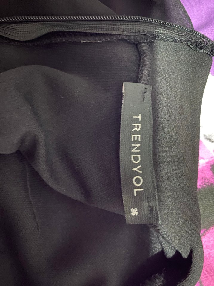 Siyah Midi Uzun Kollu Kadın Elbise - Görsel 4