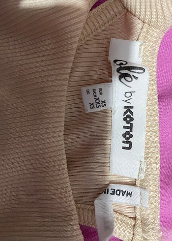 Bej Yüksek Yakalı Kadın Büstiyer - Görsel 3