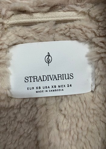 Kürklü Bej Süet Kadın Ceket - Görsel 3