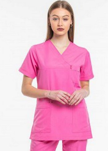 Pembe V Yaka üst yarasa kol
