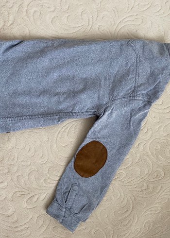 LC Waikiki Erkek Çocuk Gri Denim Gömlek