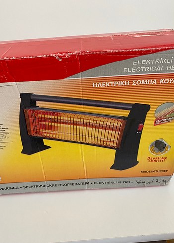 Siyah Elektrikli Isıtıcı