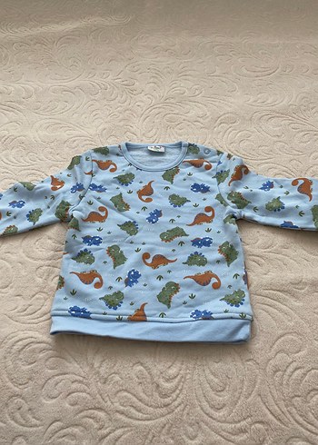 LC Waikiki Gri Kısa Kollu Örme Bebek Body